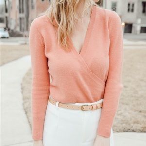 Madewell Wrap Front Sweater